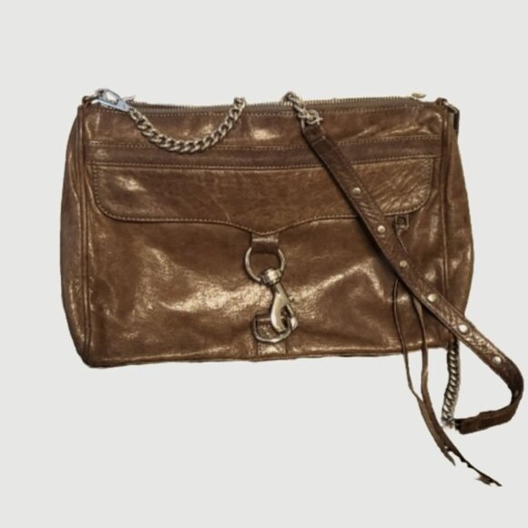 Rebecca Minkoff Handbags - Rebecca Minkoff MAC Brown Lobster Claw Crossbody